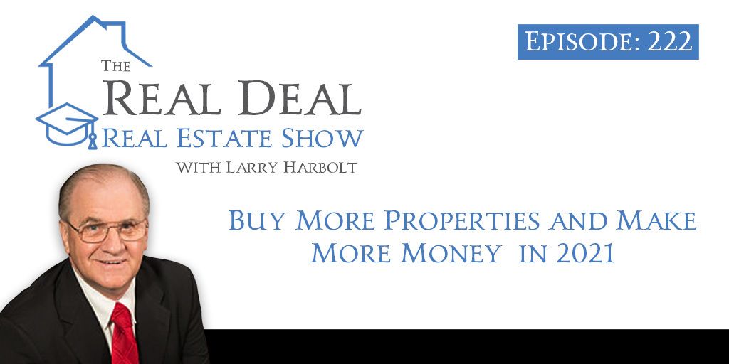 Want more #deals this year?
Tune in to the latest #RealDeal #RealEstate Show episode to learn how to buy more #properties and make more money in 2021. #investing #profit #investor #cashflow
buff.ly/3qnb4I7