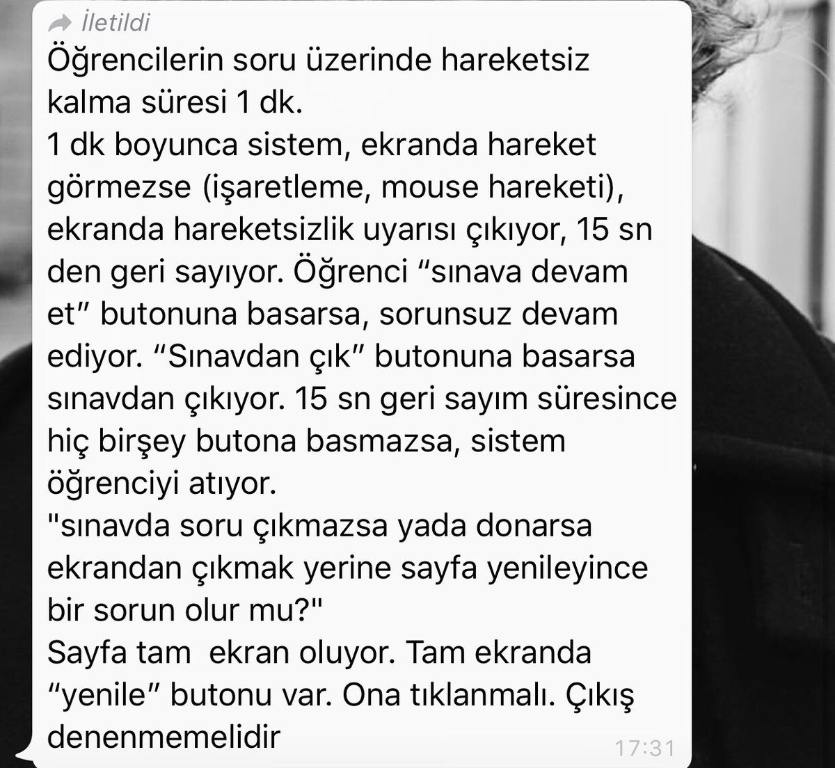 labdablabdabb's tweet photo. Sorulara geri dönme yok. Sınav esnasında telefondan zooma girip kamera+mikrofon açılacak. Sınav tam ekran olacak. Sınava tabletten vs girersek sistemde bi sorun olursa bize ait herkes pc den girecek. Şimdi de bu #Sabrımızkalmadımedipol https://t.co/gQSM2enYo8
