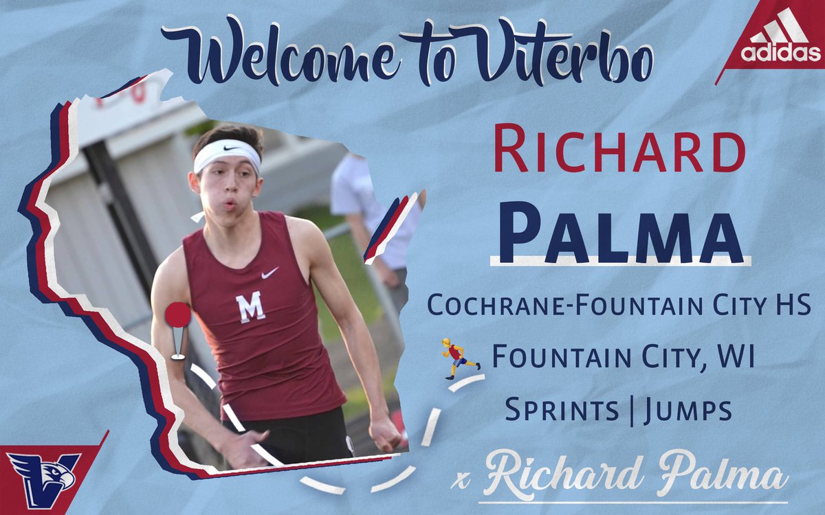 ViterboXCTF's tweet photo. Sprints crew adding some speed! 🏃♂️💨 Please join us in welcoming Richard to the V-Hawk family! 📝 🎽 #FutureVHAWK #viterbo2021 https://t.co/esHym898fI