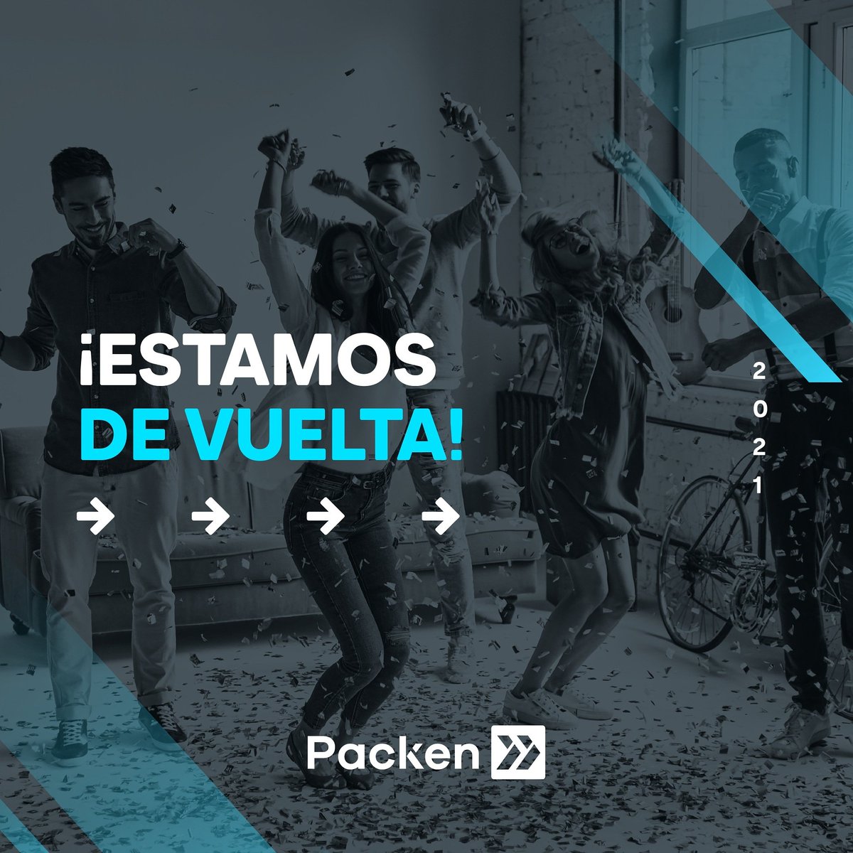 packencolombia's tweet photo. Empezamos este año con la mejor actitud y todas la ganas de ayudarte a cumplir las metas de tu negocio para este 2021.

#Packen #somospacken #mensajeríaurbana #transportedemercancía #cargademercancía #logisticsolutions #aliadologistico https://t.co/xBVOB6ahsQ