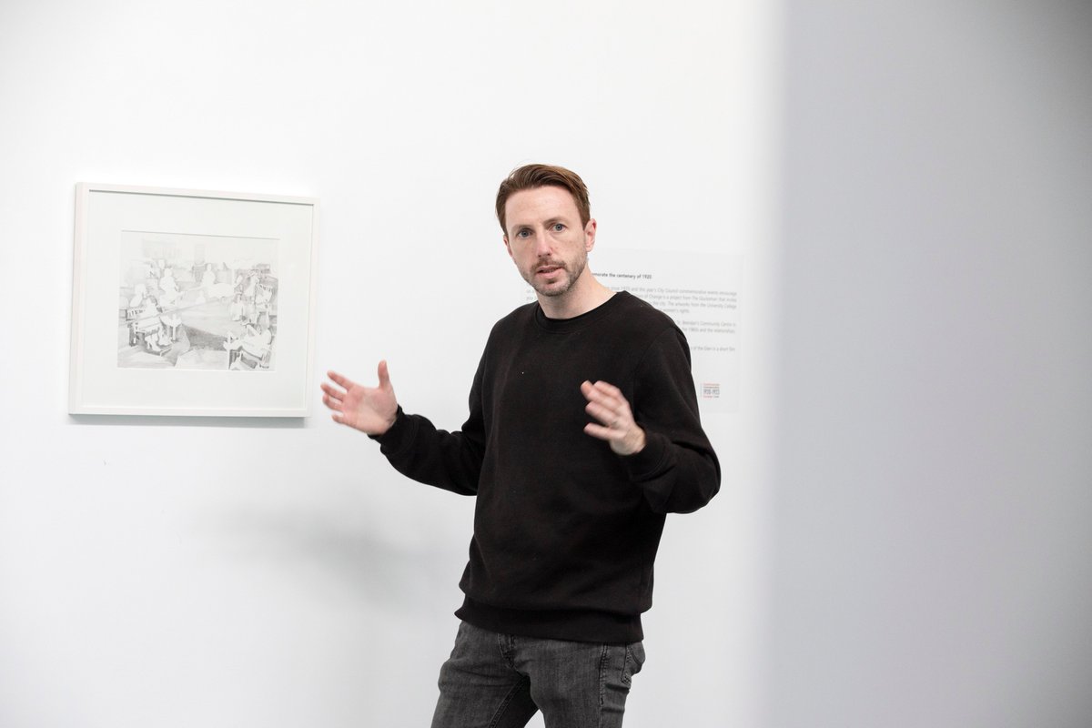 glucksman's tweet photo. As part of the #100YearsofChange project, Cassandra Eustace explores the relationships, memories and stories that have come to define the neighbourhood of the Glen through her drawings.

🤔How has life changed? 
https://t.co/cY8lfWgrXl https://t.co/nuTf6BePjc