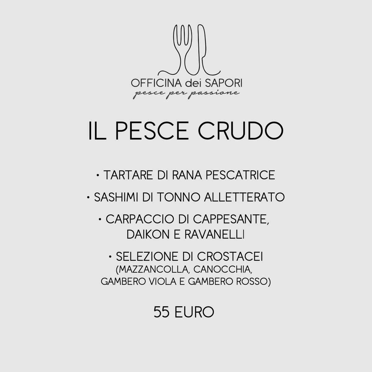OfficinaSapori's tweet photo. IL MARE A CASA TUA! 🐟
Ecco la nostra proposta ONE SHOT, solo per i giorni 
22 e 23 GENNAIO
Tre box contenenti ciascuno un’esperienza diversa: cruda, cotta o street food.

🖤  INFO e ORDINI: Tel / WhatsApp 045 913877
⚠️ FINO AD ESAURIMENTO SCORTE ⚠️ https://t.co/MX0LIKViyS