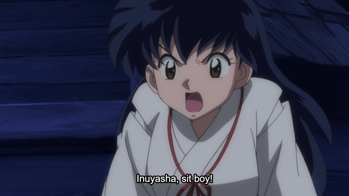 And then get scolded by Kagome afterwards for inadvertently wrecking their home in the process.  #YashaHime