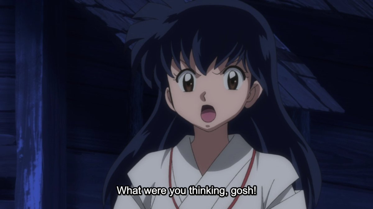 And then get scolded by Kagome afterwards for inadvertently wrecking their home in the process.  #YashaHime