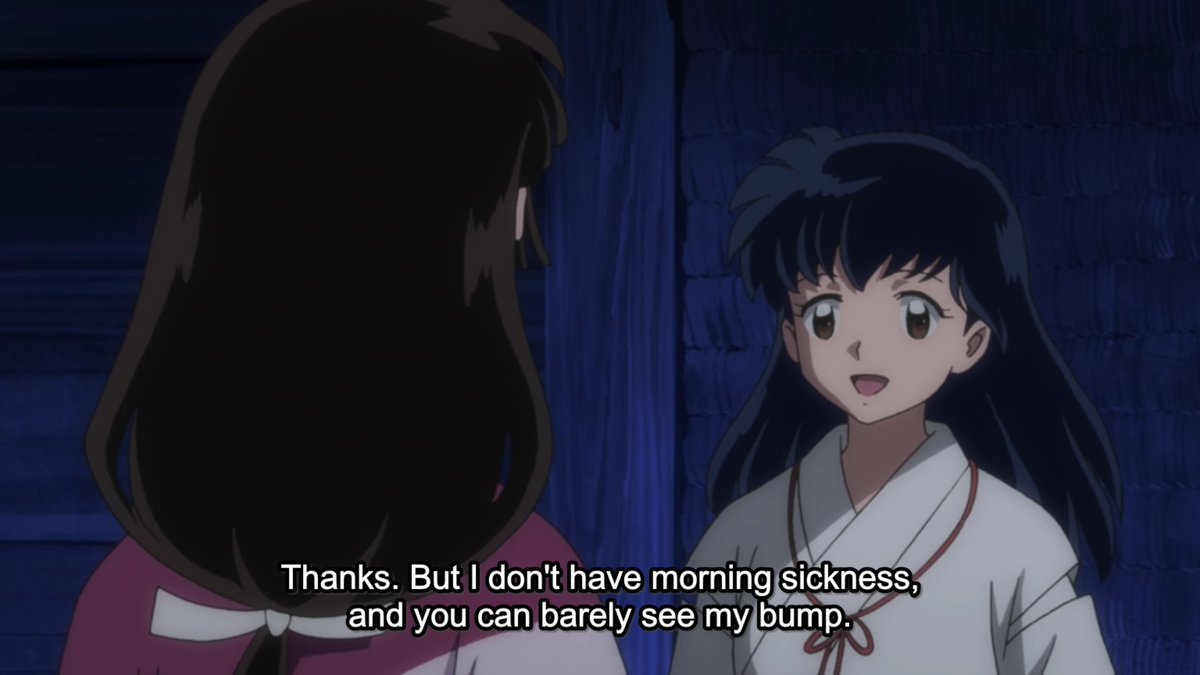 Also, Kagome's about to be a mother.  #YashaHime