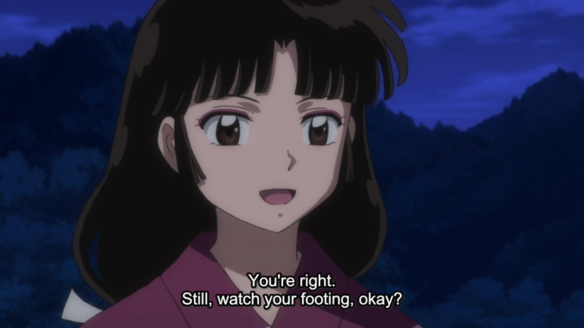 Also, Kagome's about to be a mother.  #YashaHime