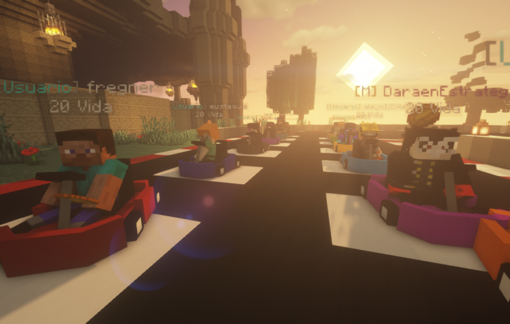 ender_lands's tweet photo. ¡Menudo evento tuvimos ayer! El evento de EnderKars, en una pista de carreras con obstáculos e impedimentos para hacer más entretenida la carrera. Nos lo pasamos muy bien a toda velocidad. Los ganadores fueron:
🥇Primero: Xyco_
🥈Segundo: ShiVa
🥉Tercero: xXTheYurerXx
Enhorabuena https://t.co/24Nbbob1Yk