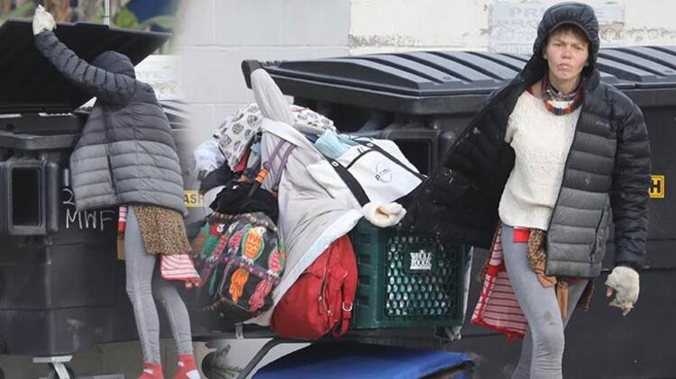 TodaysWorId's tweet image. Former model #LoniWillison, the ex-wife of actor #JeremyJackson, who is etched in memory for her role in 'Baywatch', was spotted as she picks through the trash in #California the previous day.