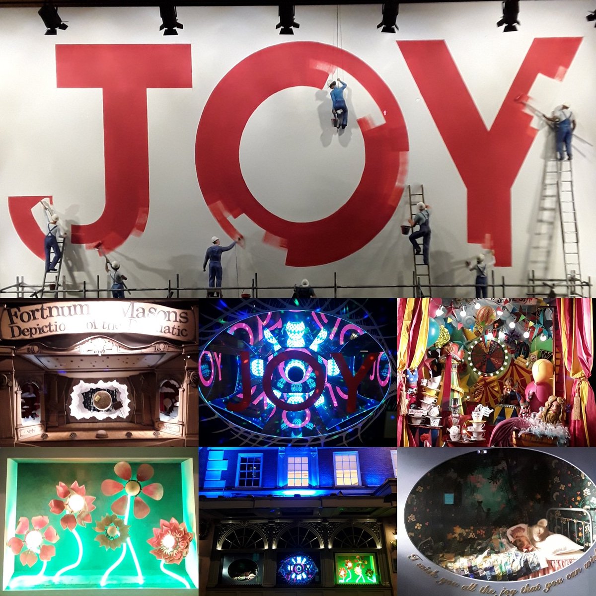 LondonersLondon's tweet photo. My #Daily #Exercise joyous pasing windows of @Fortnums & their #Fortnums #MakeJoy display. Theatre Set Designers obviously currently out of work commissioned to bring a blast of #happiness to #CentralLondon inspired by what helps them survive #lockdown. #LetsGuide #UniquelyLondon https://t.co/r2e1Bo5zhf