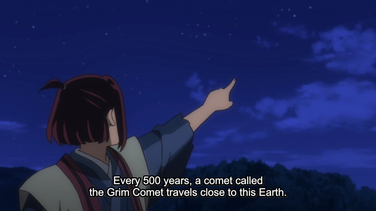 Oh yeah, a big comet is about to crash onto Earth and kill everyone.  #YashaHime
