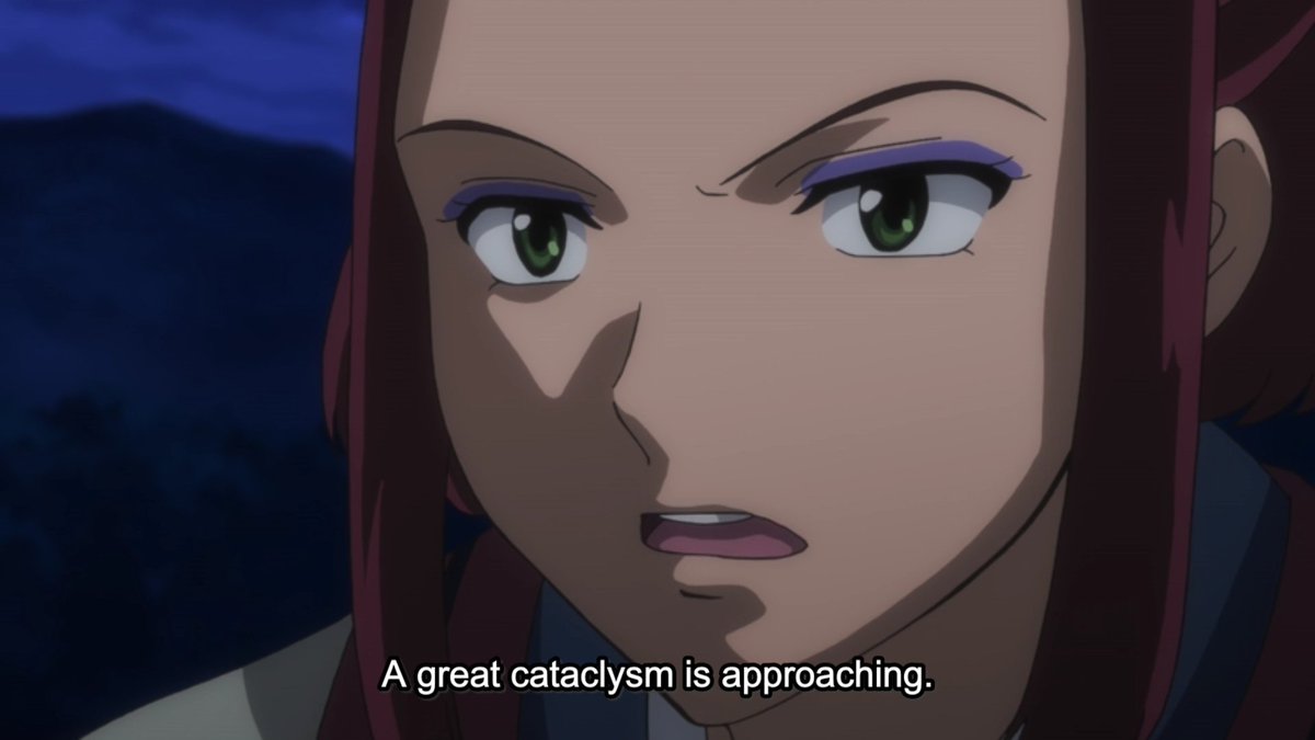 Oh yeah, a big comet is about to crash onto Earth and kill everyone.  #YashaHime