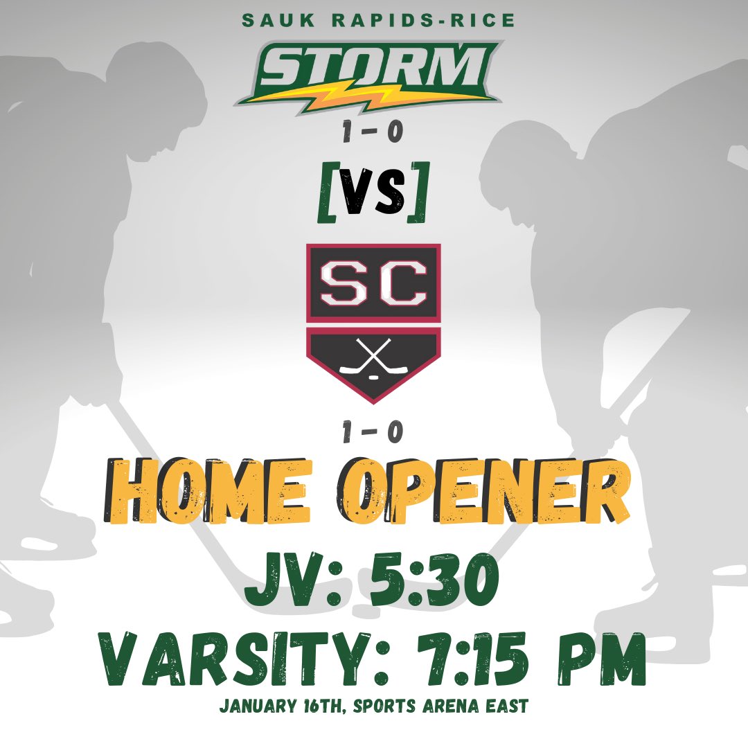 SAUK RAPIDS HOCKEY tweet media