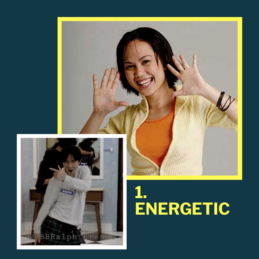 Nene Tamayo became well known for the nickname Nenergizer because of their Dance Marathon task where she showcase her unstoppable energy. For Ralph, it is obvious how he gives positive energy around the house, may it be in their weekly task or a conversation w/ other housemates.