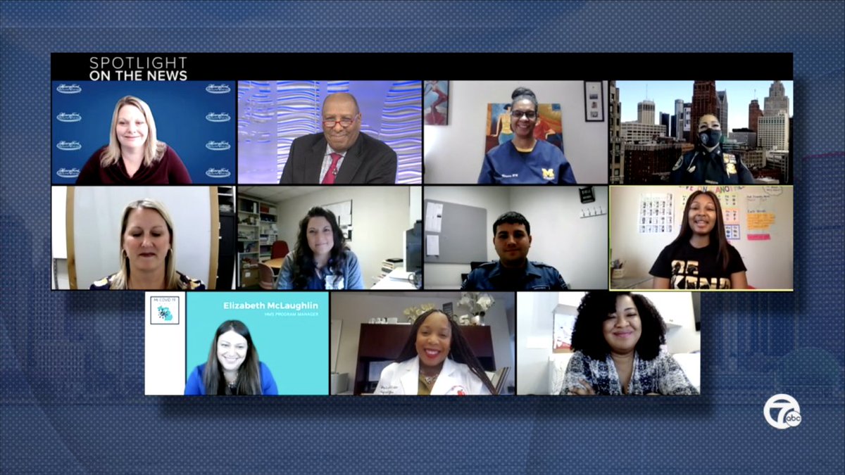 CentralCityDET's tweet photo. Tune in to @wxyzdetroit at 10 a.m. this Sunday when CCIH’s Dr. Kimberly Farrow will appear on Spotlight on the News for a special honoring frontline workers. Set your DVR or stream at https://t.co/eh1oxejilN: https://t.co/TqEGpjEeCq
 #WXYZ #CCIH #frontlineworkers #COVID19 https://t.co/ErLAWiJf3S