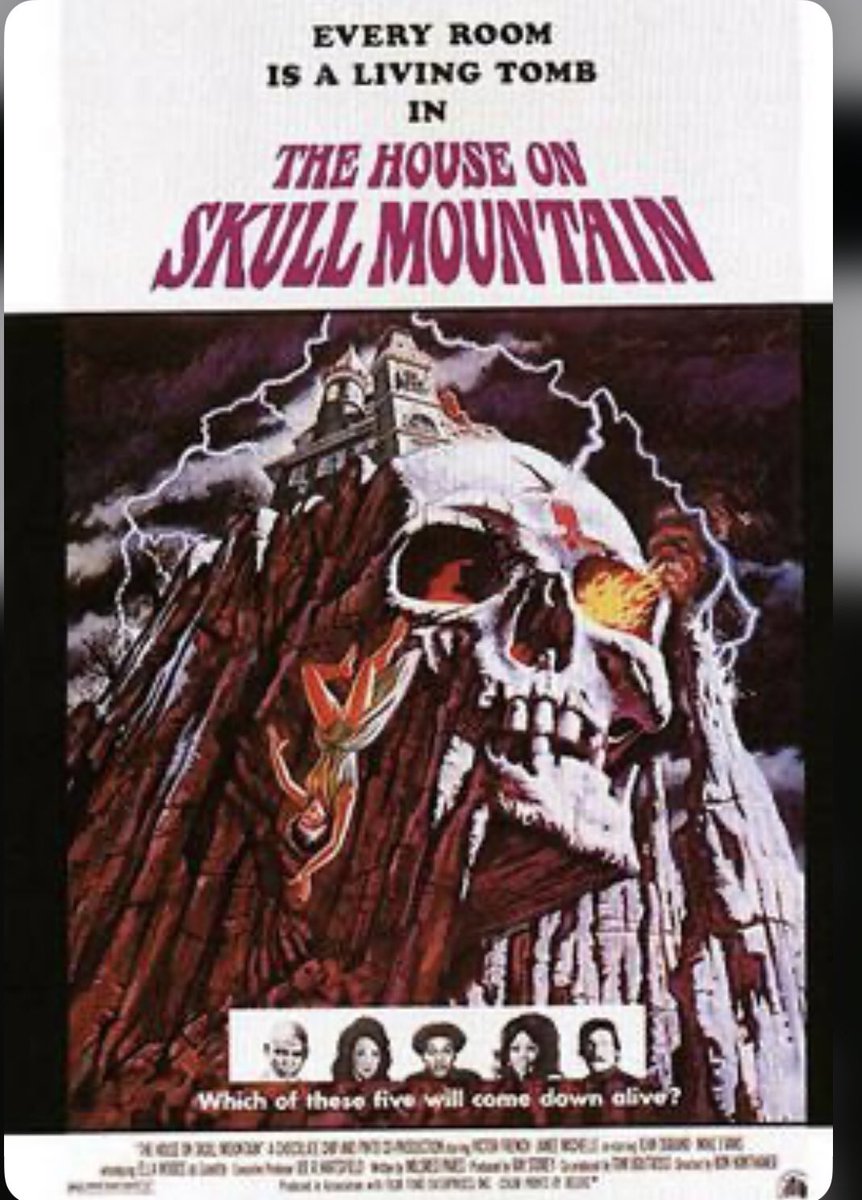 Today’s guilty viewing pleasure: “The House on Skull Island” (‘74) starring #VictorFrench & #GeeTucker. Inadvertently recommended by @labellana_t 
Several relatives gather in a dying voodoo priestess house. There sure is a lot of sexual tension among seemingly related characters.