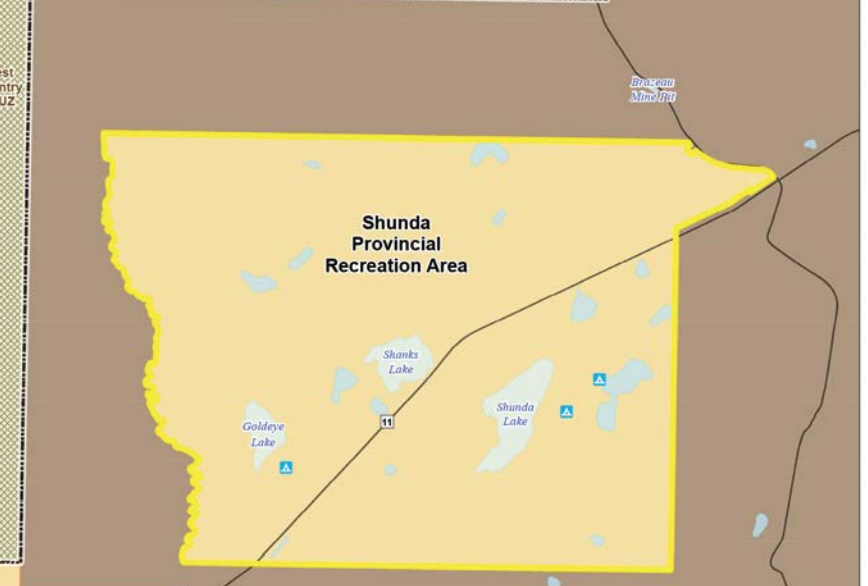 AlbertaHiking's tweet photo. This is tragic. 2018 Shunda Provincial Recreation Area proposed as part of Bighorn plan. Opposed by @JasonNixonAB. Coal Policy Removed. December 2020 area leased for surface coal mining #abcoal #ableg https://t.co/ZMrTfoJyJb