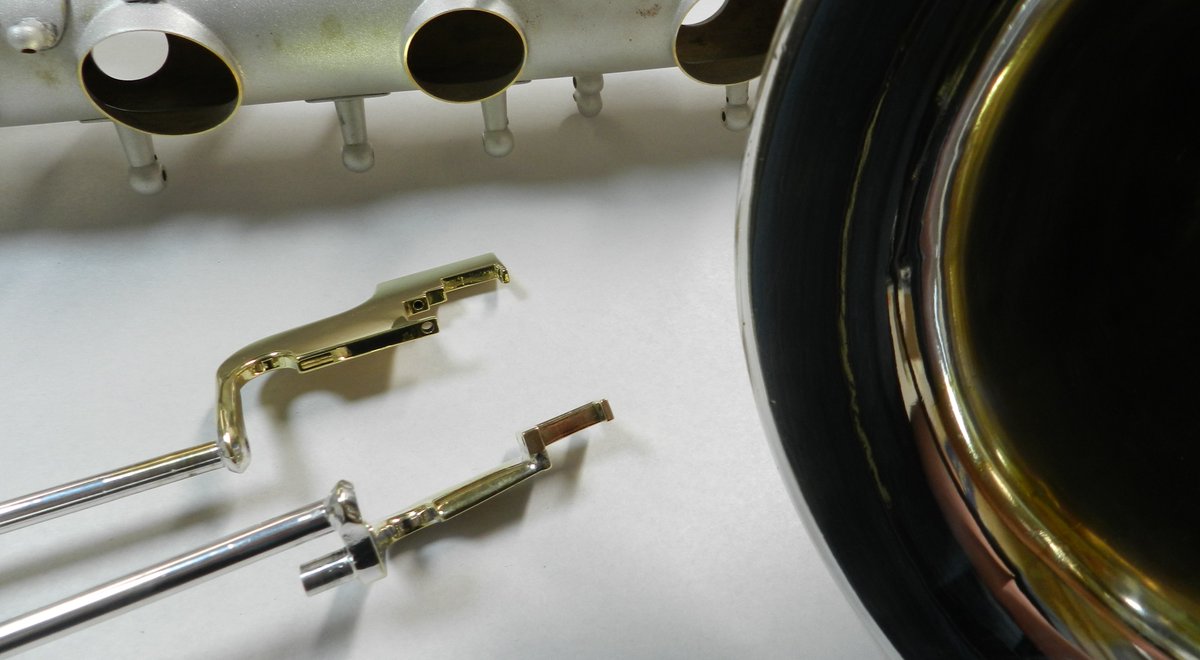 Saturdays are for #SaxUberhauls! We're getting some LH Table mods finished up! Share a mod that you've done! #showusyourmods #donttrythisathome #Buescherlove #saxophone #Buescher #saxrepair #woodwindrepair #InstrumentRepair #NAMM #BestInShow 🎷🛠️📺