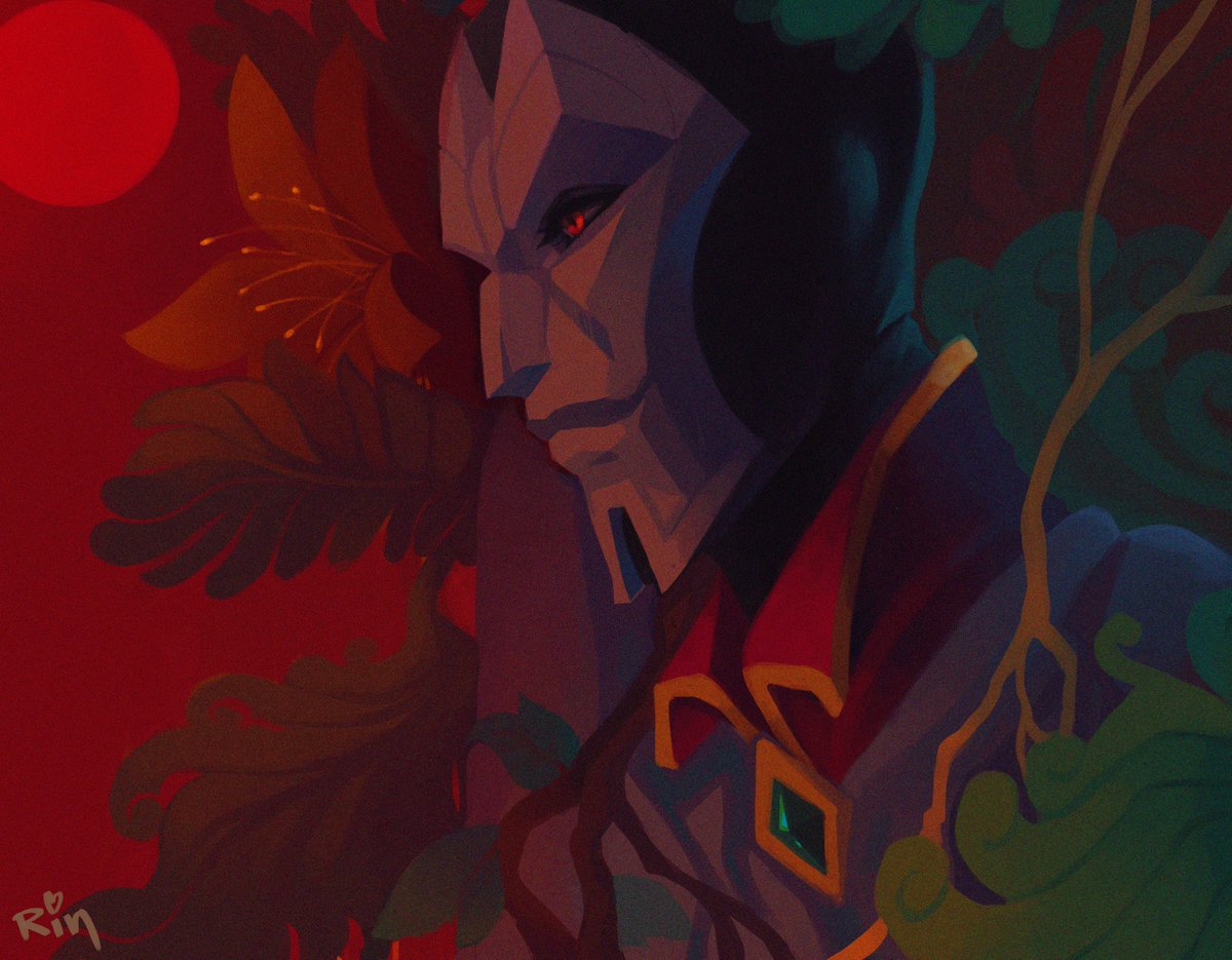 legaldumpling's tweet photo. roots in ionia. (couldn't ddecie which color i wanted to go with so here's both) #artoflegends #jhin https://t.co/EAyVwY6K4G