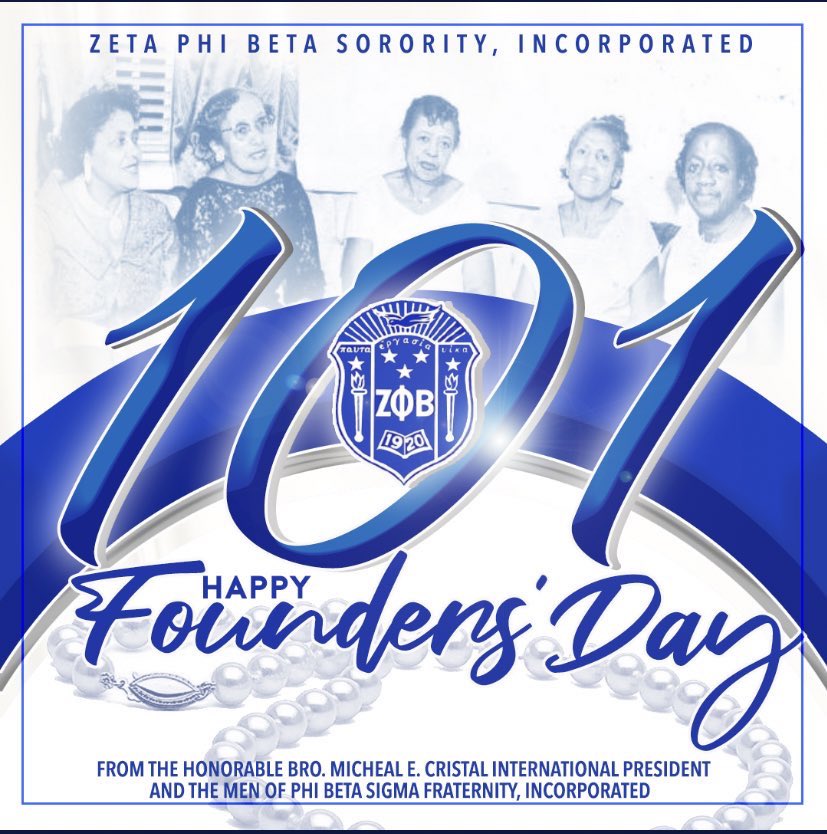 MhSigmas's tweet photo. Happy Founders day to all of the Finer SororZ. A very Special Shout out to our beautiful Sisters @UIS_Zetas ‼️💙🤍🕊 https://t.co/oFZUFPCHOC
