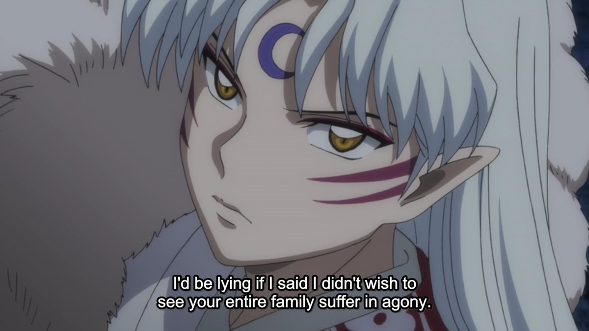 I think we all know where the grudges against Sesshomaru came from.There is a long list of demons who have him on their sh*t list for reasons, apparently.  #YashaHime