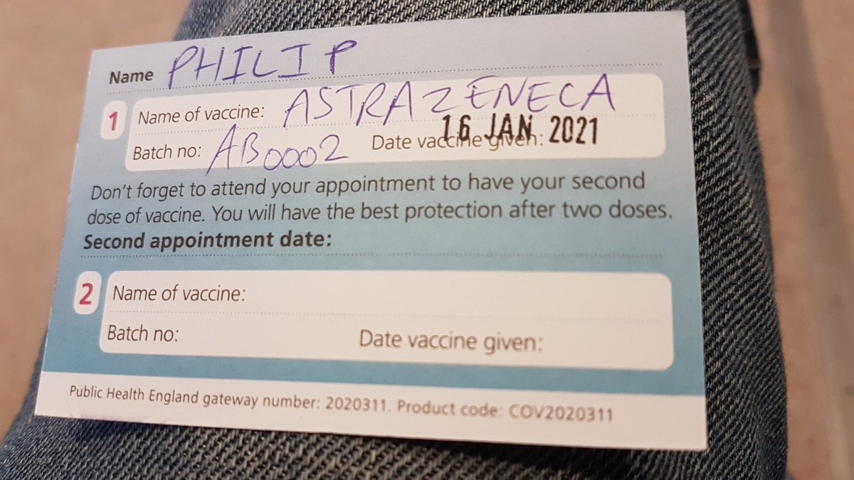 DrPhilBaker's tweet photo. I totally understand people having reservations about getting the jab. So I read lots about it. It's clear to me risks of Covid massively outweigh any vaccine risks. So I had mine today at @NHS_ELFT vaccine hub. I really encourage all my forensic colleagues to do the same. https://t.co/gJR76X9J6P