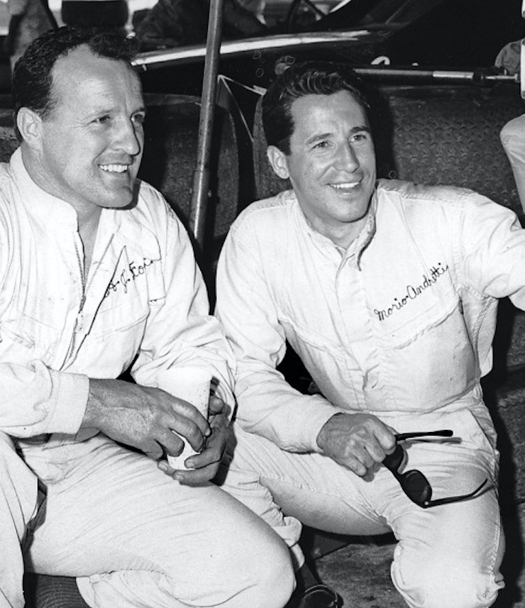 Happy birthday to my BFF A.J. Foyt.....that time when rivals pushed each other to their limits and survived to be friends.  <a href="/AJFoytRacing/">AJ Foyt Racing</a>