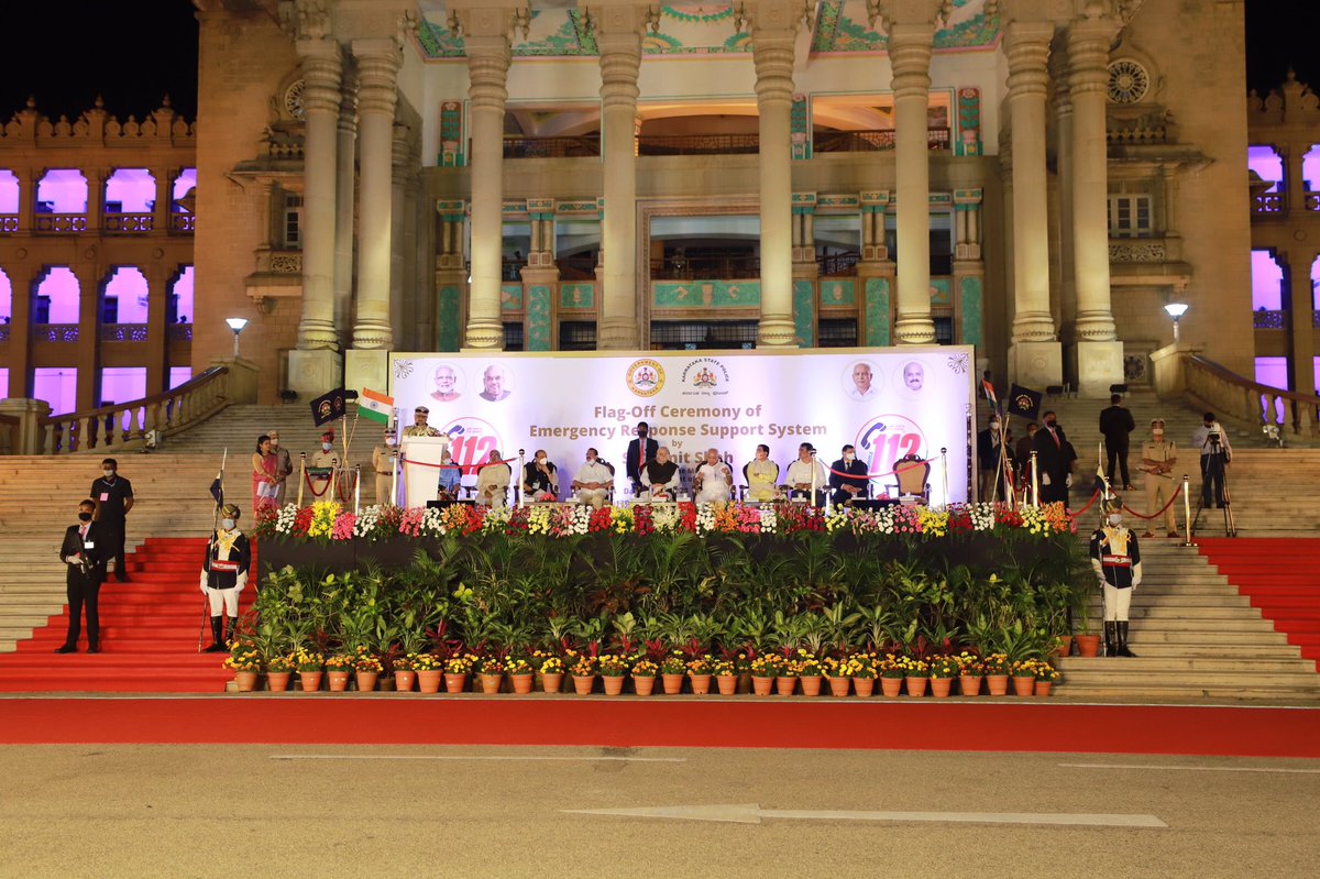 Flagged off a fleet of Emergency Response Support Systems (ERSS ...