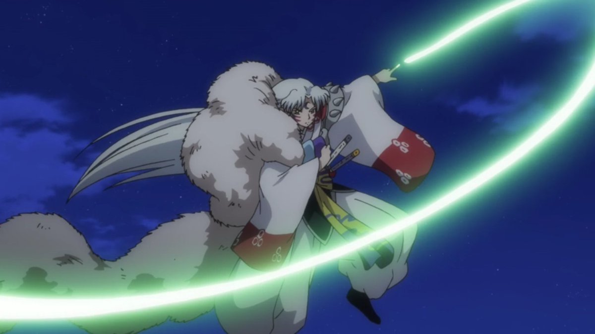 Speaking of demons who have Sesshomaru on their sh*t list, here's Ainu all of a sudden.  #YashaHime