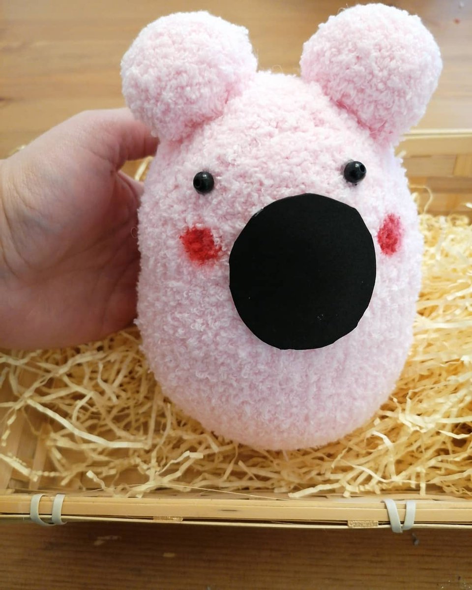 CraftivityStre1's tweet photo. I started making lots of Plushies for my kids in lockdown. It's time consuming but  rewarding at the same time. This cute little pink koala bear is handmade with super soft material which will surely bring a smile to your face.

#craftivitystreet #handmade
#ValentinesDay2021 https://t.co/mCceEbqFpq