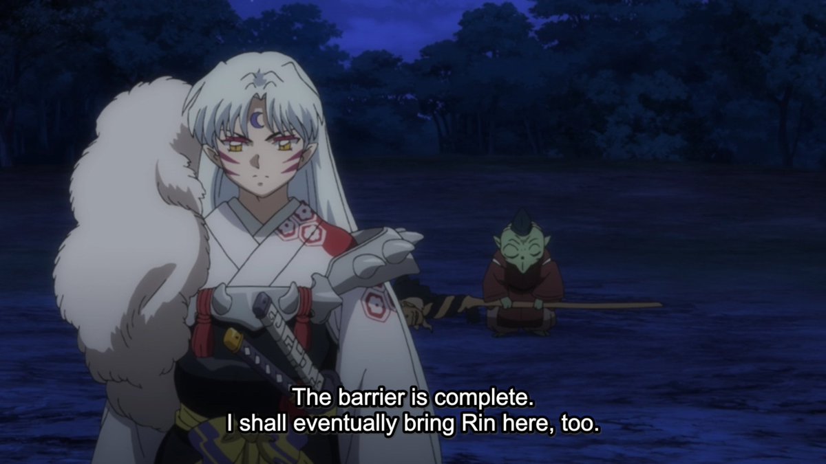 The Rainbow Pearls had to go somewhere, so Sesshomaru gave them to his children.  #YashaHime