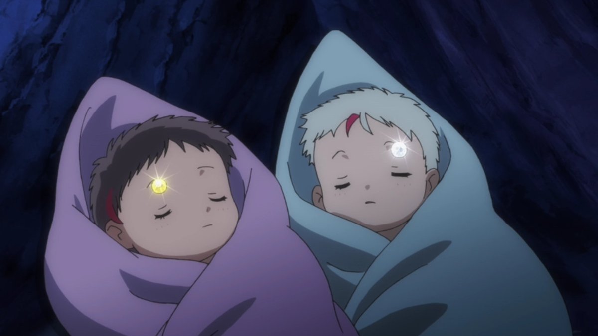 The Rainbow Pearls had to go somewhere, so Sesshomaru gave them to his children.  #YashaHime