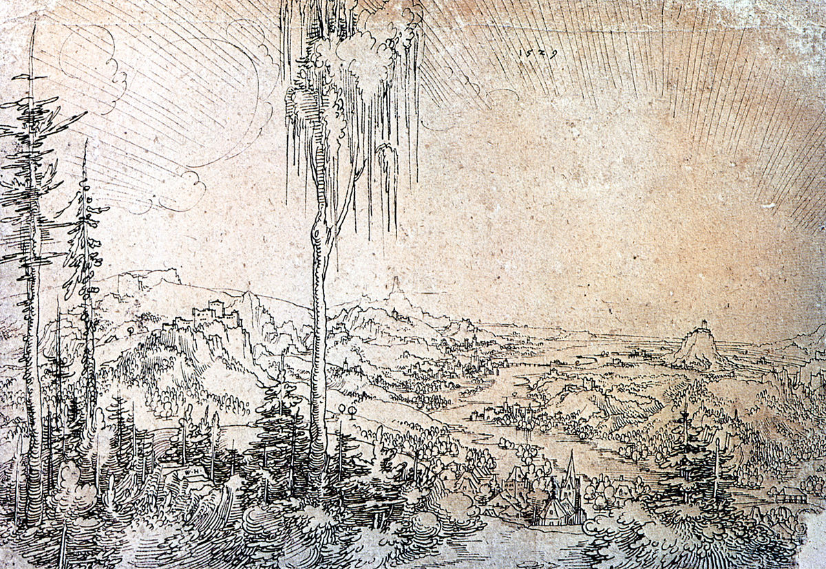 Wolf Huber was an Austro-German painter, draftsman and builder of the Renaissance. Today he is mainly valued for his light-handed, delicate landscape drawings, like "The Danube valley near Krems".
#arthistory #16thCentury #landscapelove