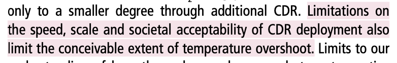 Also important to note that even *if* we do manage to develop the tech to work at scale, people may not want huge machines sucking CO2 out of the air everywhere—& we may not be able to build the infrastructure (big again as the fossil fuel system itself) fast enough in any case