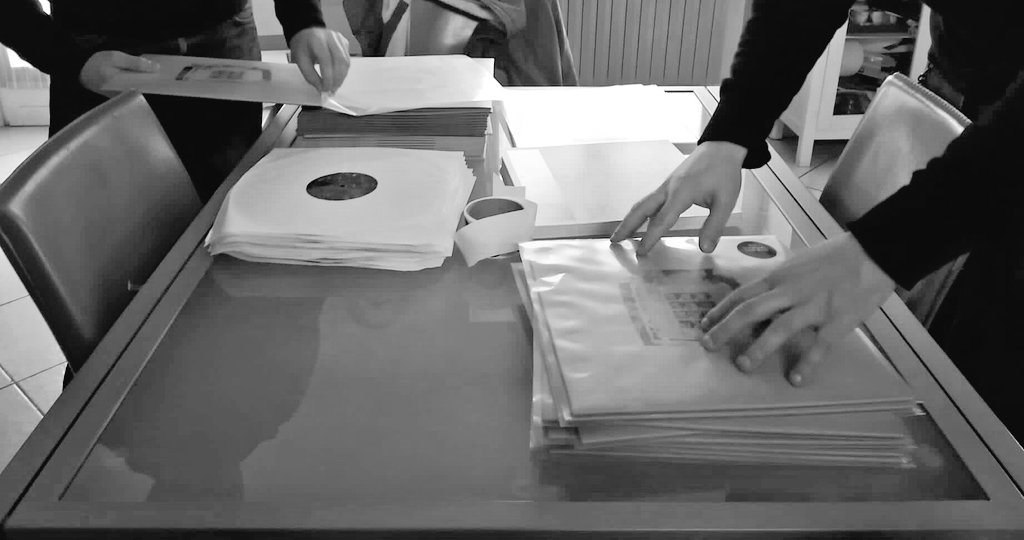 Vinyl assembling party #diy #vinyl