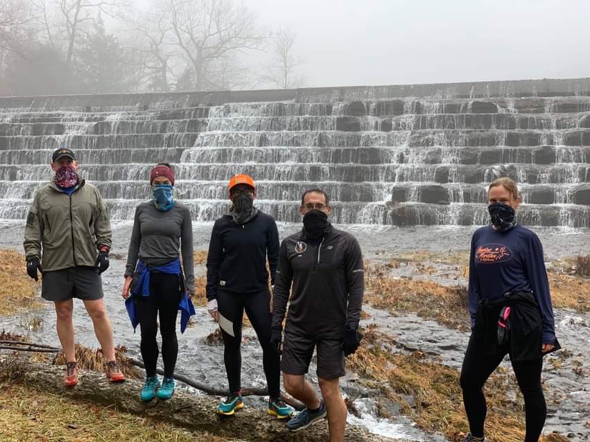 SwimCoachMatt99's tweet photo. Saturday morning trail running.  It was a lot of fun, as is obvious by my face in one of the pictures. https://t.co/yl7xmrsHDx