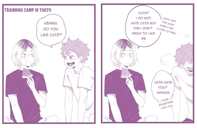 I guess this is the reason Kenma fell in love with Hinata ???‍♀️
Just i guess- 