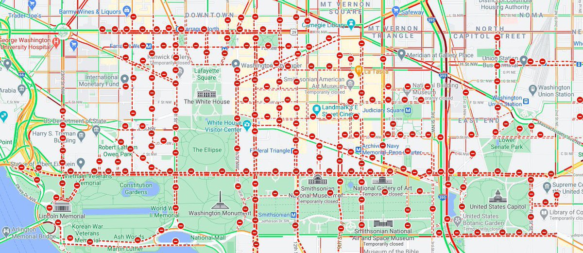 ellievhall's tweet image. Chances of getting around DC for the next few days: slim to none