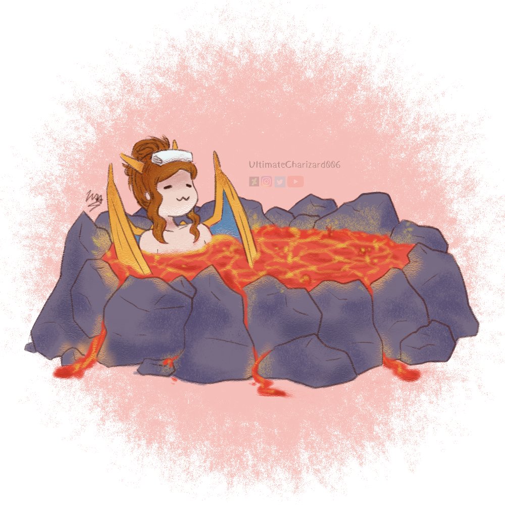 UCharizard006's tweet photo. Hotspring =w= https://t.co/6HUYYGxJk4