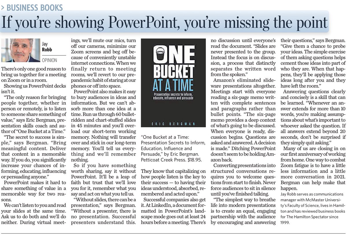 SusanBosher's tweet photo. An article from The Spec. Some good points to ponder! https://t.co/Dj7mTspWwy