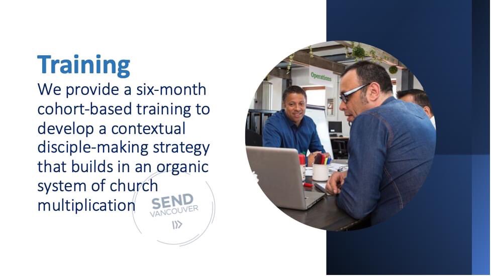 sendvancouver's tweet photo. SEND NETWORK TRAINING - We provide a six month cohort-based training to develop a contextual disciple-making strategy that builds an organic system of church multiplication. #SendVancouver #SendNetworkTraining #WeAreSendNetwork https://t.co/lBrDSdYRCX