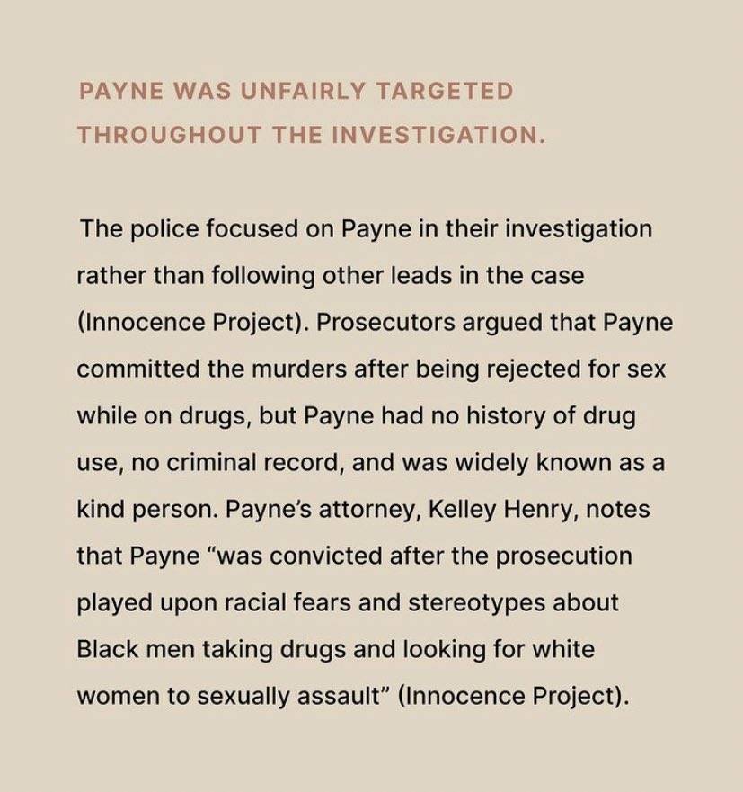 pervis payne is also innocent & disabled. he is set to be executed on april 9th!! start taking action now please don't wait until the last minute.  #SavePervisPayne