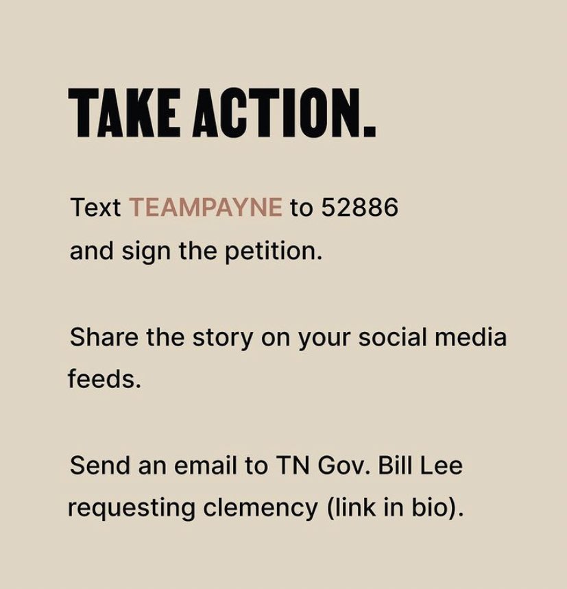 pervis payne is also innocent & disabled. he is set to be executed on april 9th!! start taking action now please don't wait until the last minute.  #SavePervisPayne