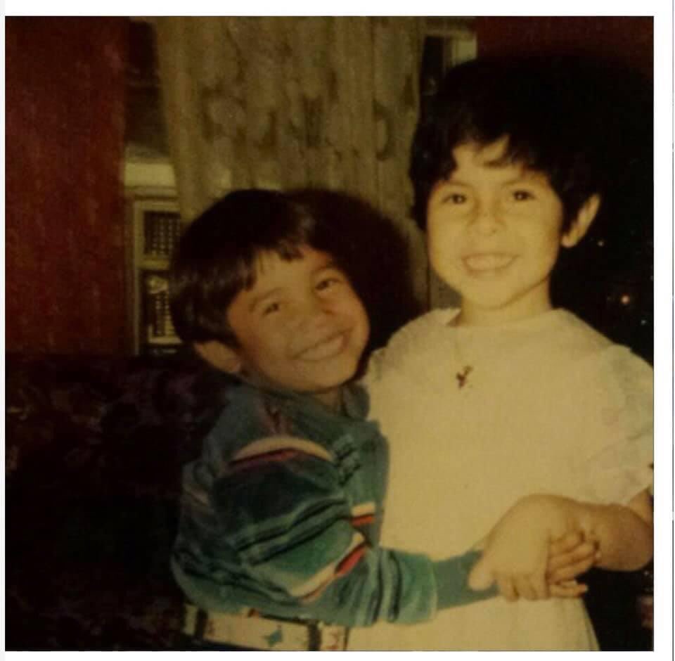 LolaB2004's tweet photo. Quote this with a picture of yourself as a kid.
Some time in the 80s with my lifelong party partner, my Cuz @Rogerapalacios #OhRaja #LetsStartABand https://t.co/uf3w1shjYN