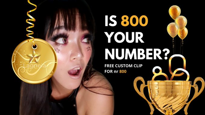 IS 800 YOUR LUCKY NUMBER? Hurry up to https://t.co/UfTV8Gynmj to be no 800 and get a FREE custom clip<a href="/tag/fancentro"class="tags"><span>#fancentro</span></a>