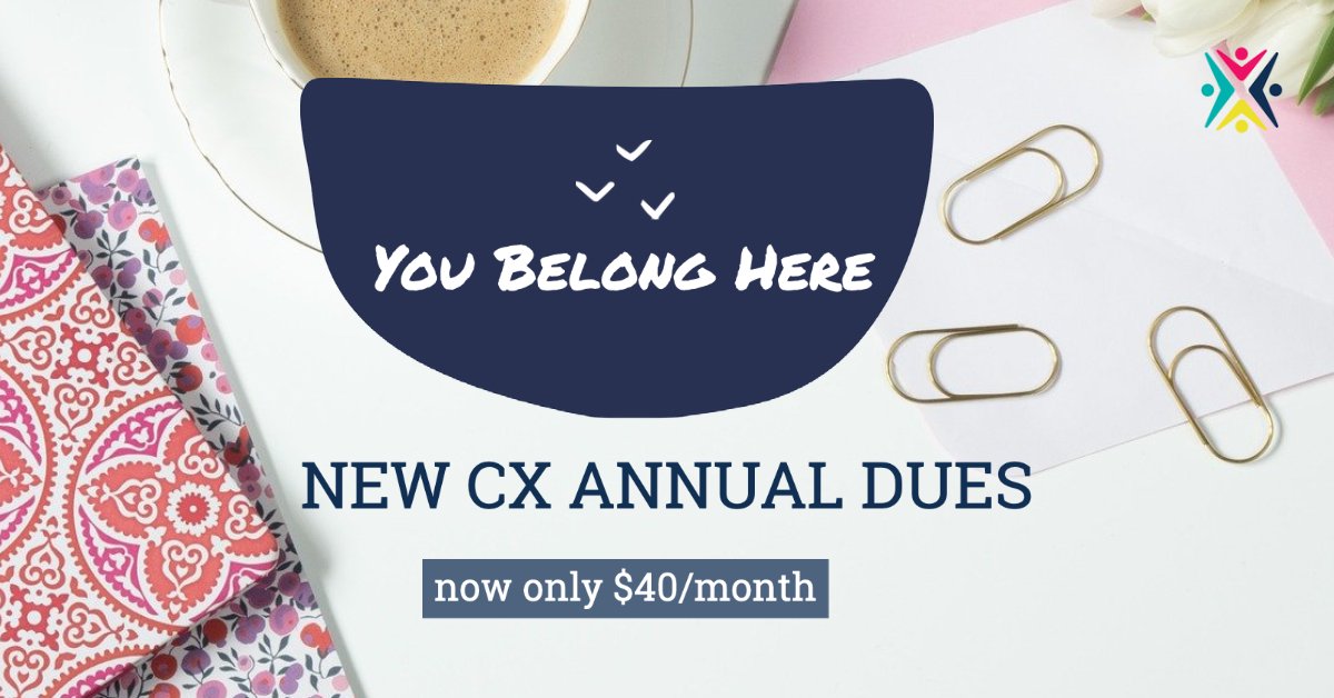 This year, we're unveiling our all-new member dues ... $40/month or $480/year. Our new rate is our best yet! It is all-inclusive, and now with our strategic agreement with the UMKC Bloch School, you get MORE for less. 

Explore membership &gt;&gt; bit.ly/2K0jC4m 

#CXmember