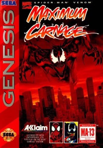 SirArturo3's tweet image. Aunque lo decia otro heroe: “Llego la hora de las tortas!” #Spideman y #Venom unian fuerzas en #MaximumCarnage, para acabar con la amenaza de #Matanza! A mi como minimo, me flipaba!
#retrogames #retrogaming #pixelart #videojuegos #videogames #SuperNintendo #Megadrive #Beatemup