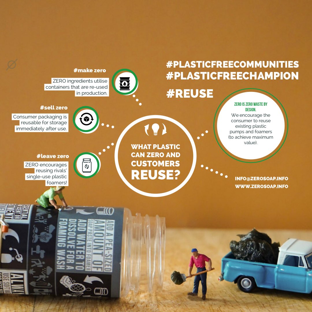 SoapZero's tweet photo. #resuse #plasticfreechampion https://t.co/maOwoYHQbq