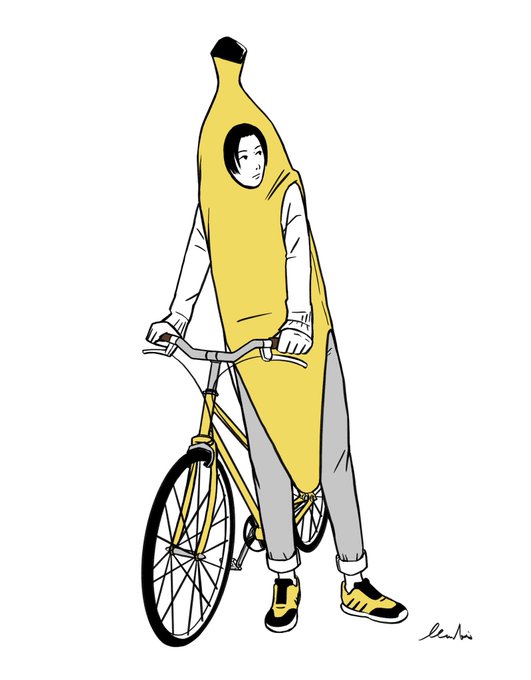 「bicycle standing」 illustration images(Oldest)