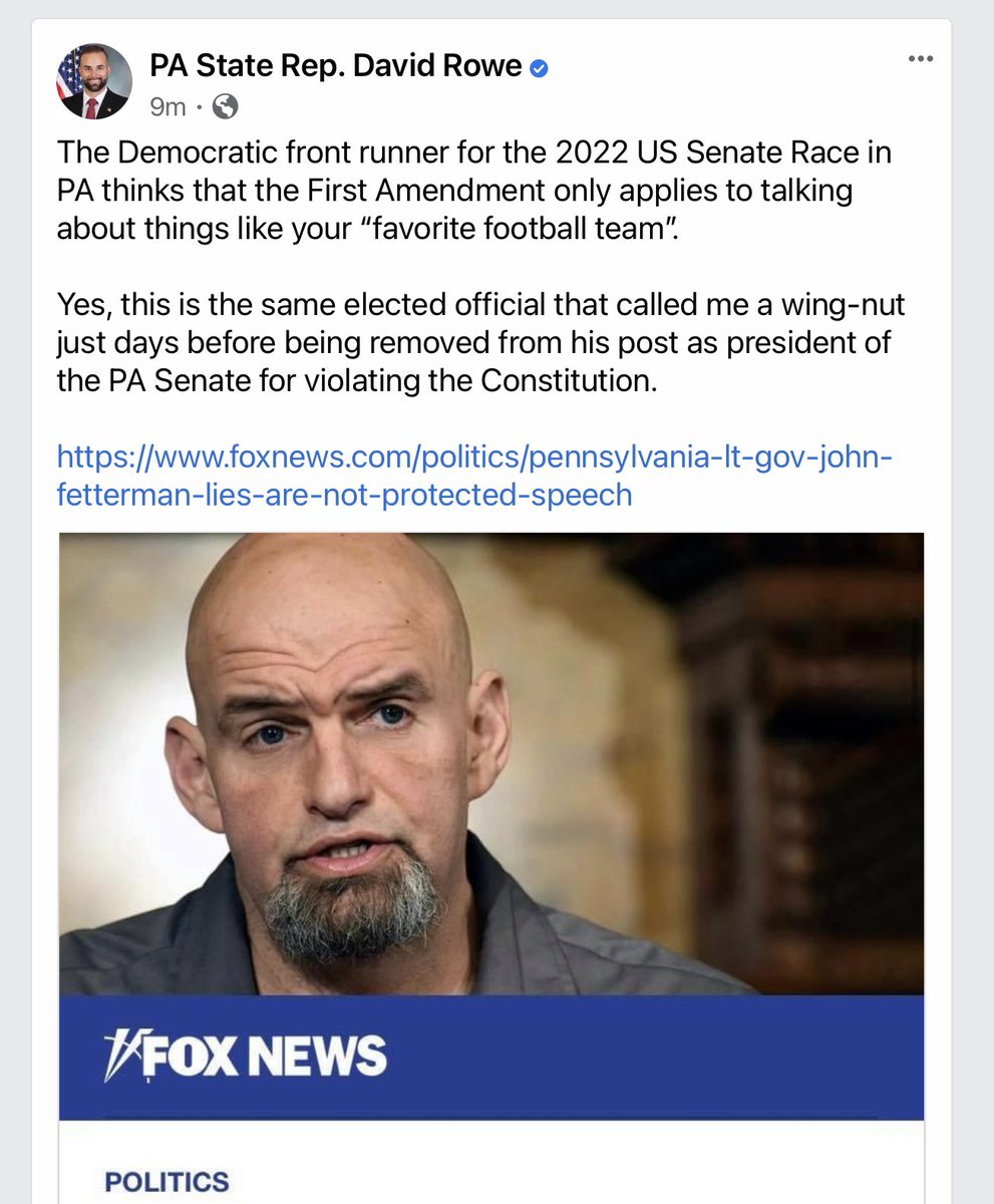 Jaxi Israel Rothman (@theoriginaljaxi) on Twitter photo I didn’t think it possible I could love <a href="/JohnFetterman/">John Fetterman</a> more than I already do. But David Rowe (who blocked me, one of his constituents) hating him just increased my love for Fetterman exponentially. I didn’t think it possible I could love <a href="/JohnFetterman/">John Fetterman</a> more than I already do. But David Rowe (who blocked me, one of his constituents) hating him just increased my love for Fetterman exponentially.