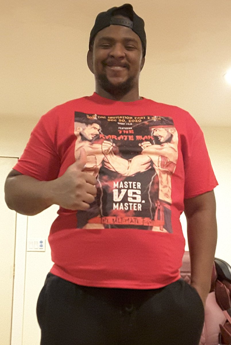 BigDre2374's tweet photo. Man just look at this awesome gems of merch , picked these up before they even got taken down. @The_KarateMan vs @OfficialEGO part 1 was the best cinematic matches of 2020 . now the Karate Man &amp; Ethan Page are squaring off again for #HardToKill insane. Can't wait #Egomaniacs https://t.co/Qe4jP8boY5